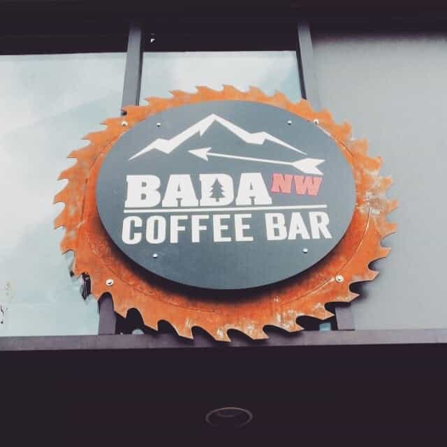 Bada NW Coffee Bar Sign